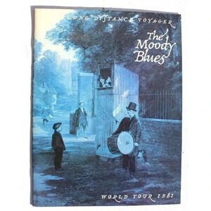 THE MOODY BLUES Long Distance Voyager World Tour 1981 CONCERT PROGRAM